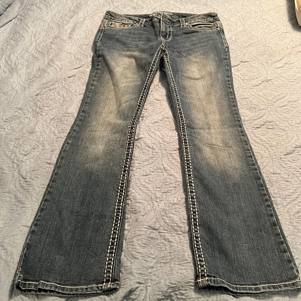Size 6 juniors paisley sky jeans